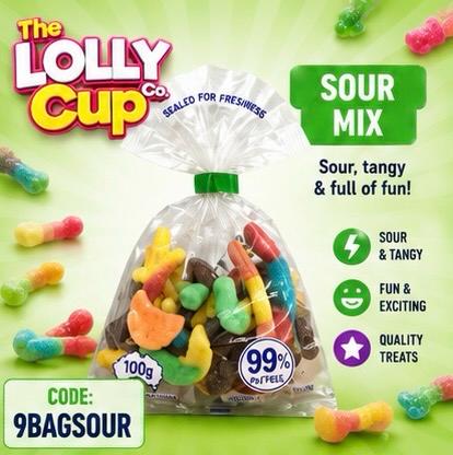 The Lolly Cup Sour Mix 100g