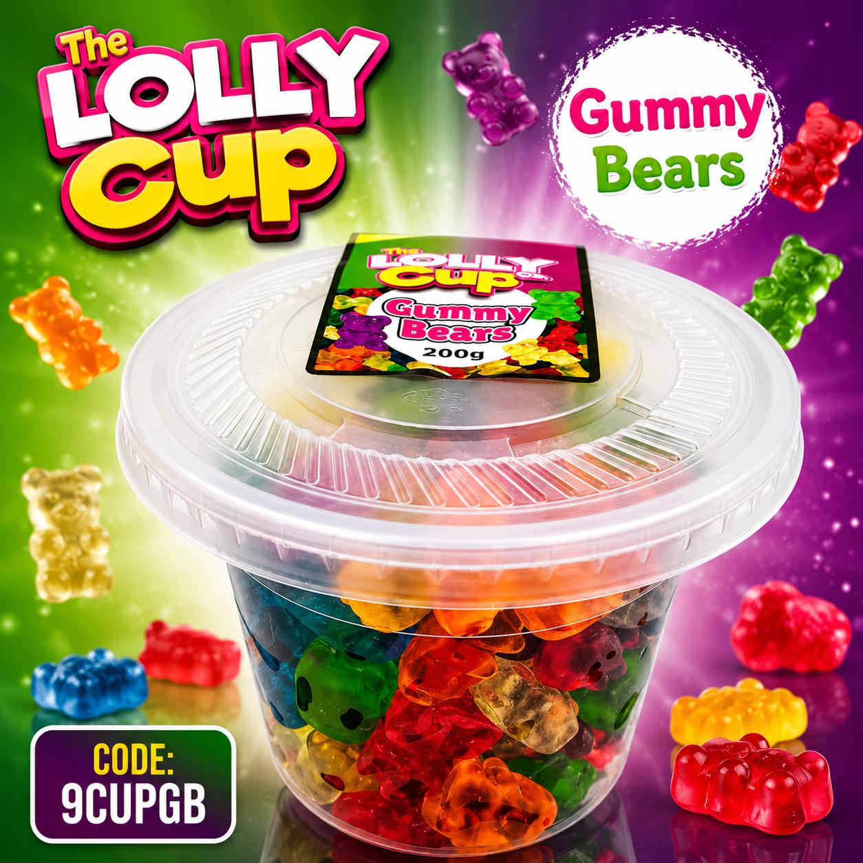 The Lolly Cup Gummy Bears 200g