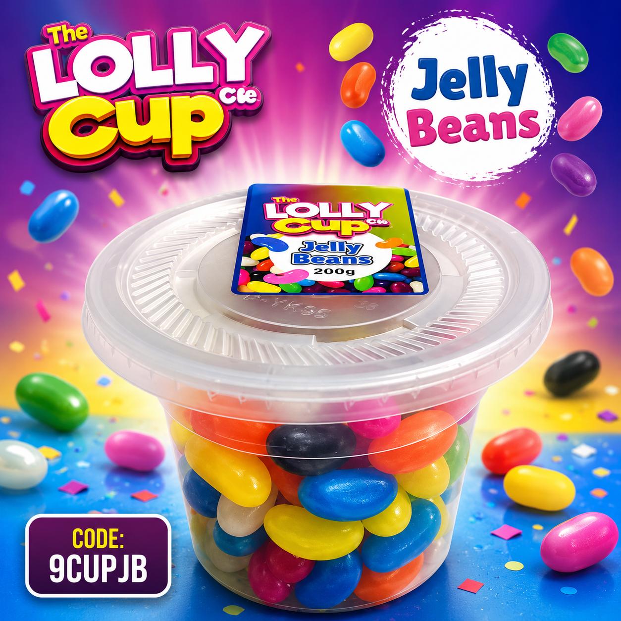The Lolly Cup Jelly Beans 200g
