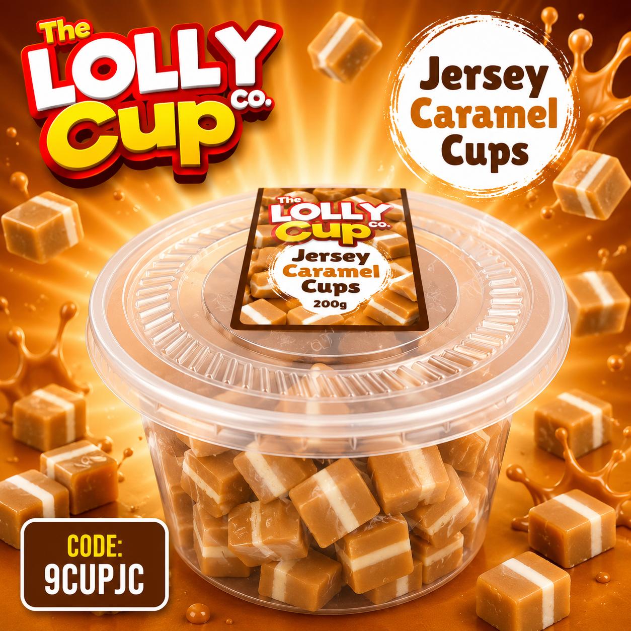 The Lolly Cup Jersey Caramel Cups 200g