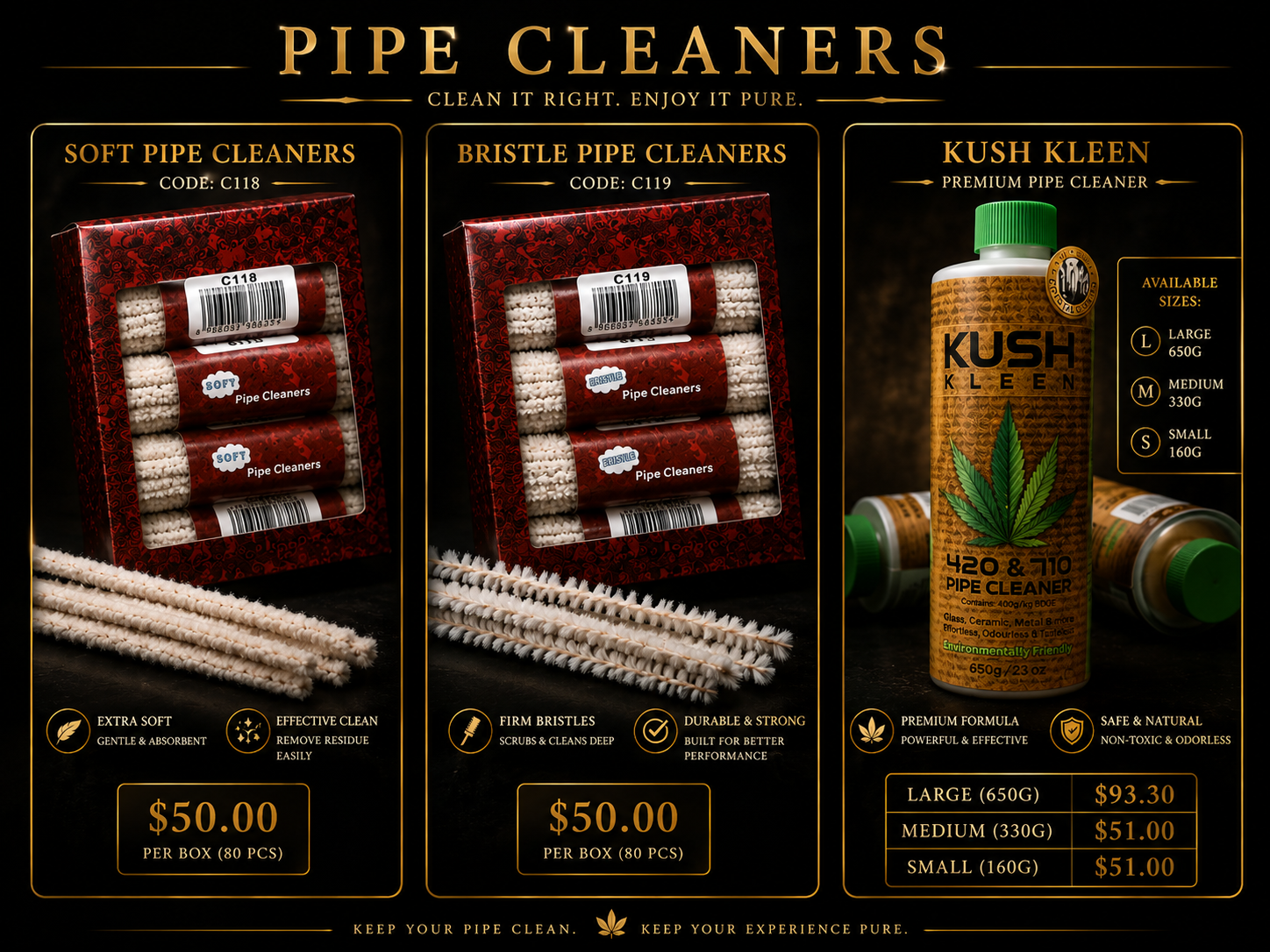 Pipe Cleaners & Kush Kleen