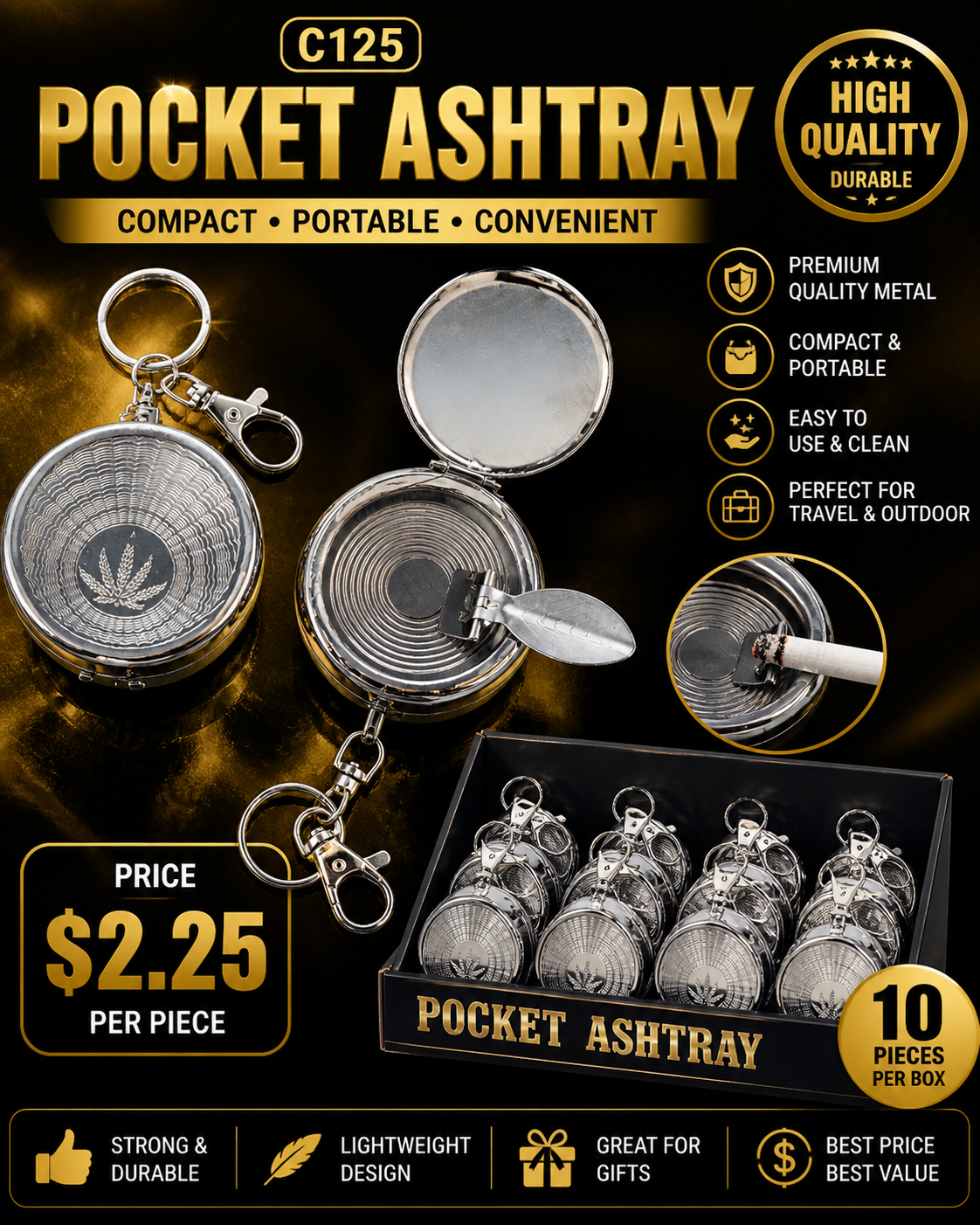 Pocket Ashtray