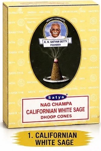 Satya Californian White Sage Dhoop Cones