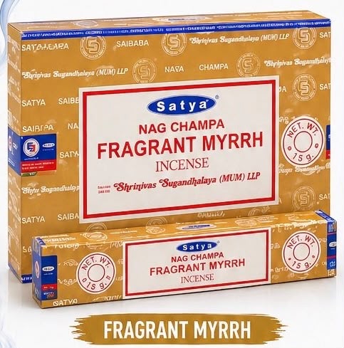 Satya Fragrant Myrrh Incense