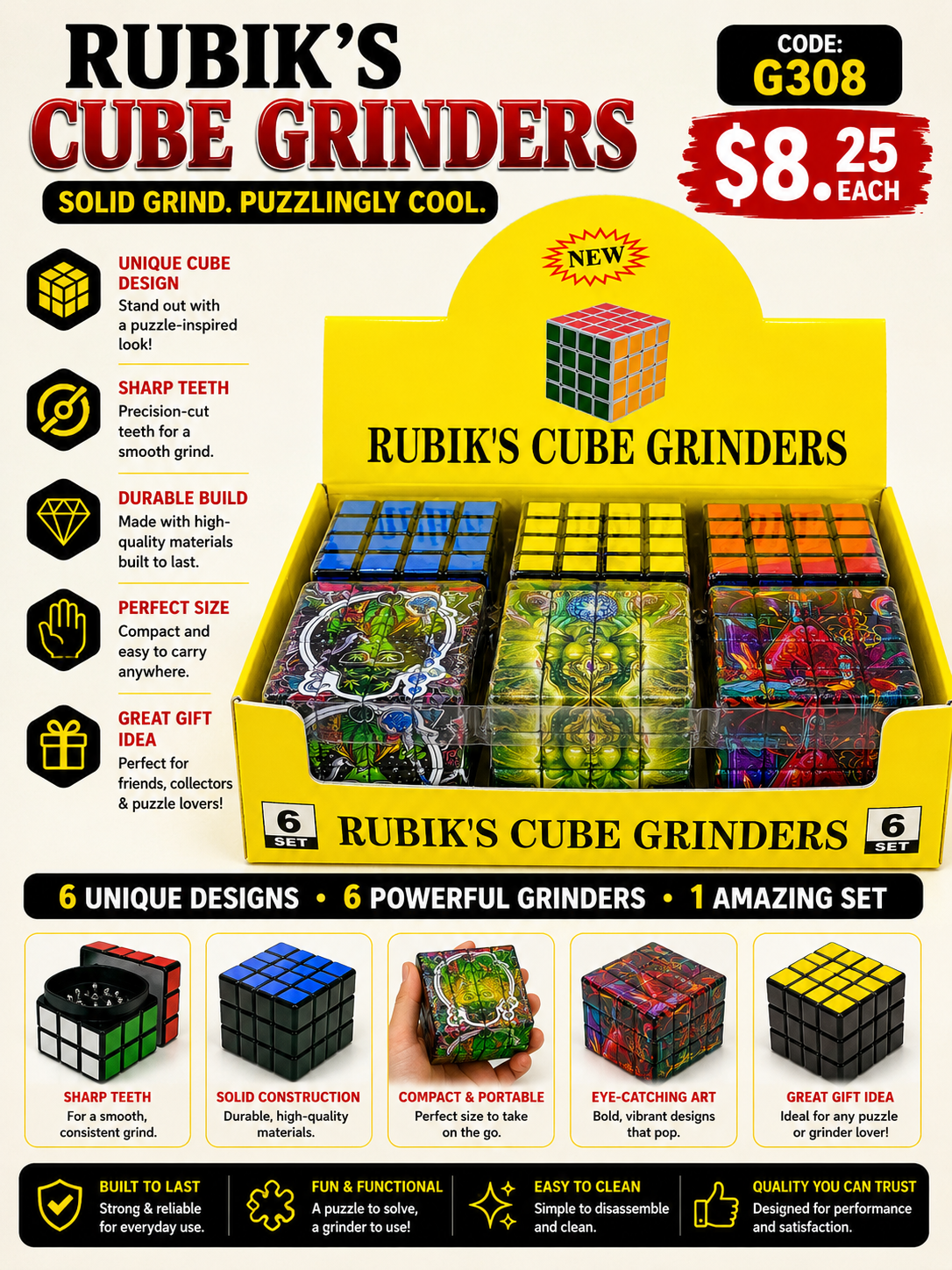 Rubik's Cube Grinders