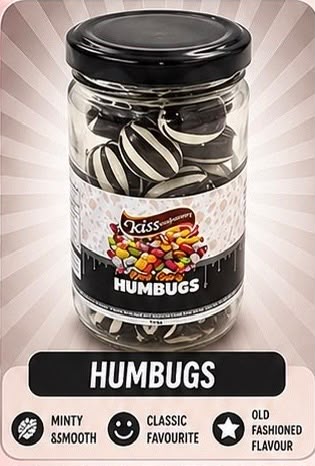 Kiss Humbugs Lolly Jar