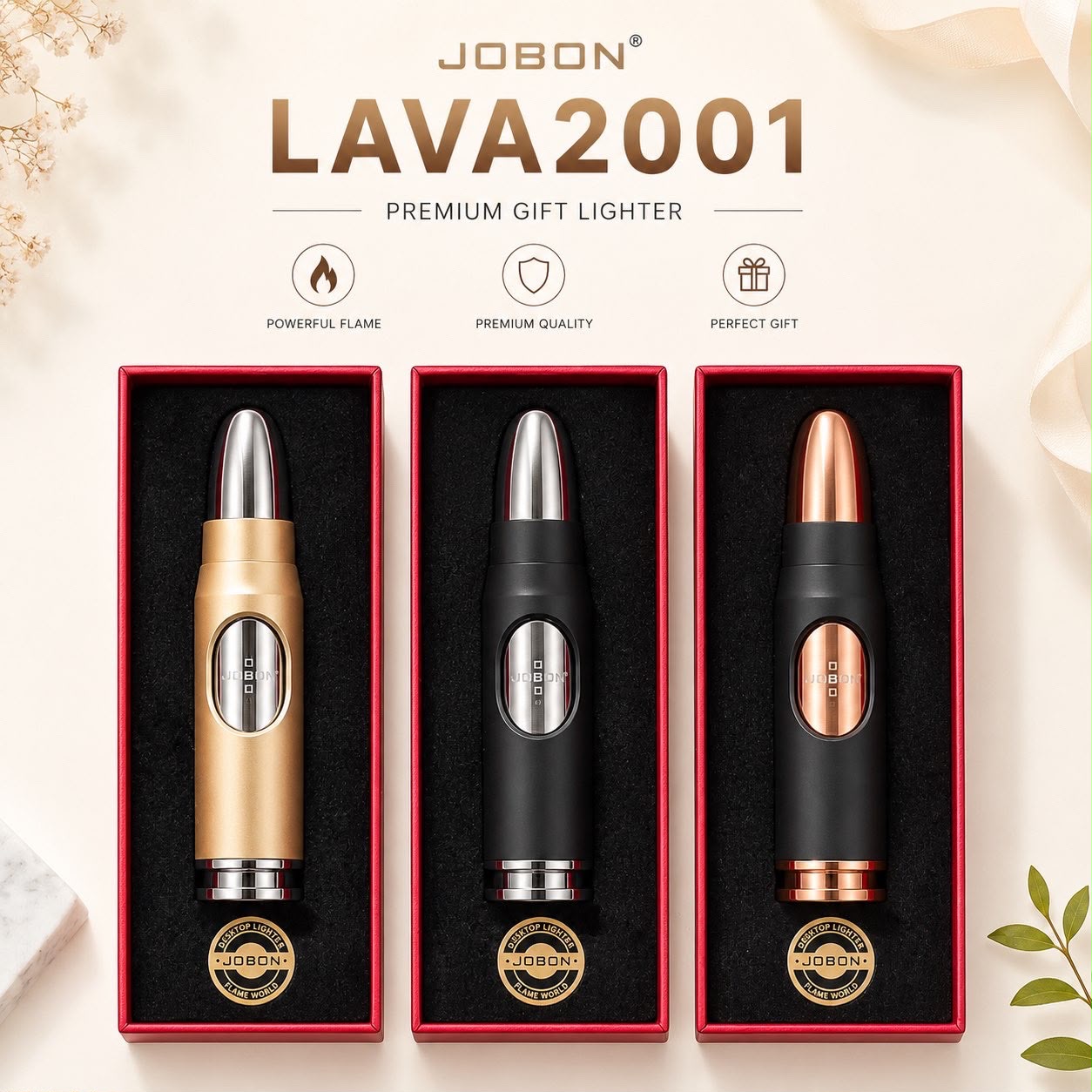 JOBON LAVA2001 Premium Gift Lighter