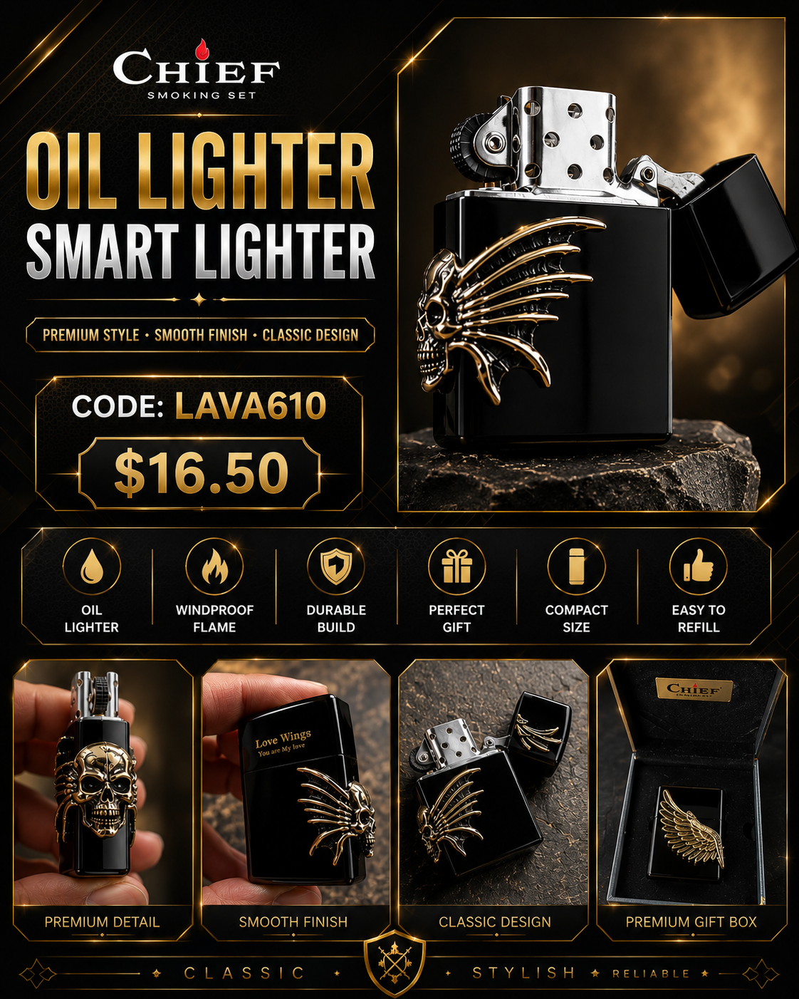 Oil Lighter Smart Lighter
