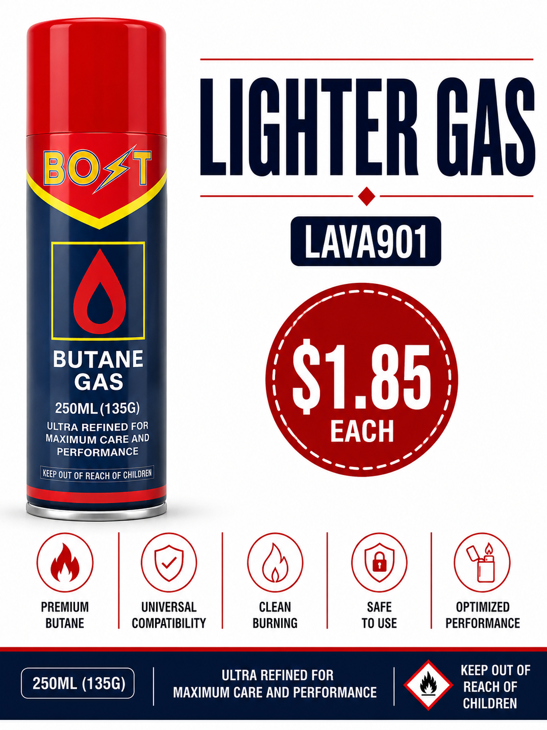 Boost Lighter Gas