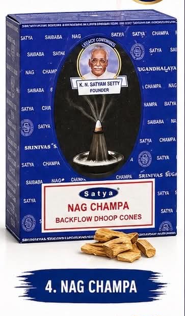 Satya Nag Champa Backflow Dhoop Cones