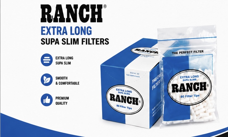 Ranch Extra Long Supa Slim Filters