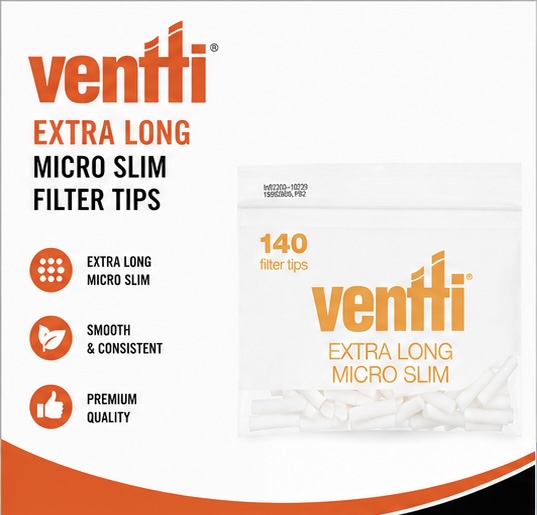 Ventti Extra Long Micro Slim Filter Tips
